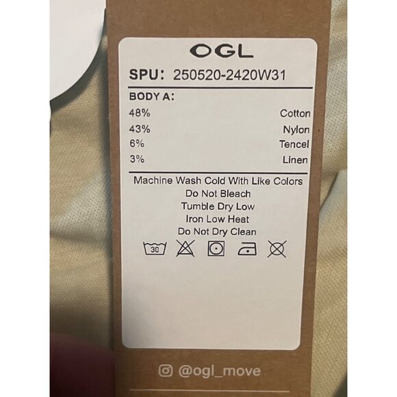 OGL  Wrinkle-resistant Cotton-linen Mid Rise Straight Leg Pant‎ NWT 2XL - Picture 5 of 12